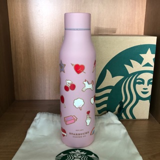 Starbucks กระบอกน้ำ Stainless Valentines Icons 13oz.