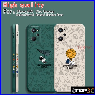 เคส Realme 9i Realme 9 Pro Plus Realme 8i Realme 8 5G Realme 8 Pro 7 Pro XT 6 Pro Realme C3 Realme 5 Pro 5i 6i 5 7i C17 X K5 Realme Narzo 20 Pro Realme Narzo 30A Space Nasa เคสมือถือคู่รัก เคสโทรศัพท์ TKR