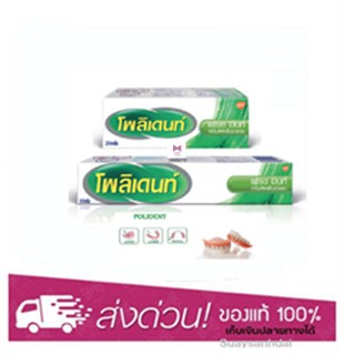 ครีมติดฟันปลอม Polident Fresh Mint โพลิเดนท์ครีม กลิ่นเฟรชมิ้นท์ 20กรัม /60กรัม