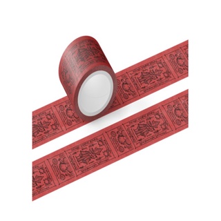 เทปกระดาษลายยันต์ MULULEEE RED THAI YANTRA MASKING TAPE (5 CM)