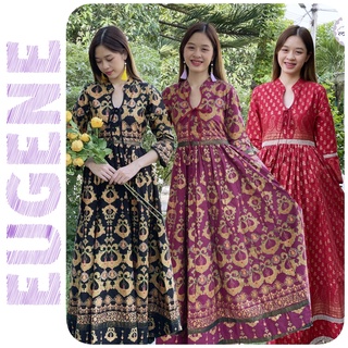 [ Eugene Collection ]  โบฮีเมียนเดรส Bohemian Indian Style ทักแชทก่อนซื้อนะคะ มีอีกหลายลายด้านใน