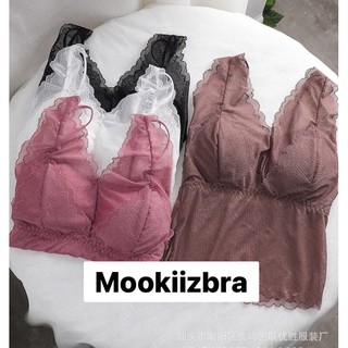 🦄Mookiizbra🦄🔥สินค้าใหม่ล่าสุด 🔥 #ไหมแก้วยาว หลังเซ็กซี่👍🏻ฟรีไซร์  /4สี