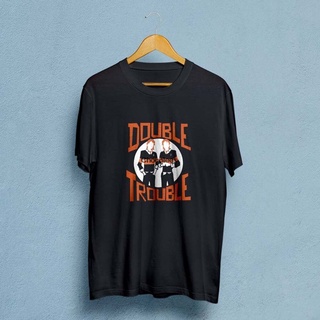 ขายดี!ขายดี เสื้อยืดลําลอง แขนสั้น พิมพ์ลาย Phelps Twins Double Trouble S 3 DMahjc02HLcgdf40 สไตล์คลาสสิก สําหรับผู้ชายS