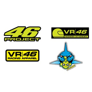 สติ๊กเกอร์ #46 Valentino Rossi (3M) สติ๊กเอร์บิ๊กไบค์ สติ๊กเกอร์มอไซค์ สติ๊กเกอร์ติดรถ สติ๊กเกอร์ motogp / KS Stickerbig
