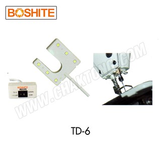 โคมไฟ(หลอดไฟ)ติดจักร BOSHITE หลอด LED 6 หลอดรุ่น TD-6