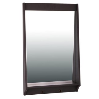 กระจกเงากรอบไม้พร้อมขอแขวน MOYA HP07 50x80 ซม. DECORATIVE BATHROOM MIRROR WITH WOODEN FRAME MOYA HP07 50X80CM