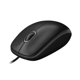 เมาส์ Logitech B100 Optical Mouse Black (USB) เมาส์ทำงาน สำนักงาน