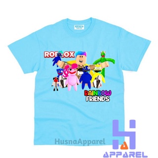 เสื้อยืด พิมพ์ลายเกม Rainbow FRIENDS ROBLOX สําหรับเด็ก