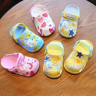 【Superseller】Childrens Sandals Slippers Summer Boys Beach Shoes Kids Slippers Cute Cartoon 0-6 Years Old