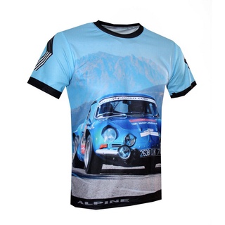 เสื้อยืด พิมพ์ลาย Renault 8 Gordini Alpine A110 สําหรับผู้ชาย