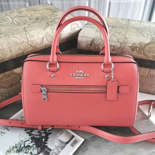 🎀 (สด-ผ่อน) หมอน 10 นิ้ว สีส้ม Tangerine Coach 79946 COACH ROWAN SATCHEL