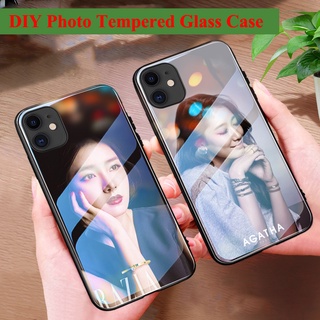 เคสโทรศัพท์มือถือกระจกนิรภัย ลายรูปภาพ Diy สําหรับ VIVO V27 V27e V25 V25e V23 V23e V21 5G V20se V20 SE V19 V17 V15 S1 Z Pro V11i V11 V9 V5 V5s