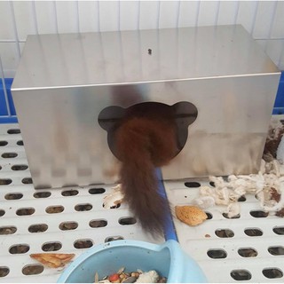 [[ลดล้างสต็อค]] Chinchilla / squirrel nest tunnel / ice nest cooling nest cool ice box Size M บ้านเย็นขนาดกลาง