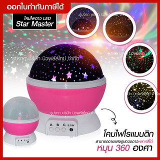 ส่งด่วน โคมไฟดาว โคมไฟตกแต่ง โคมไฟสี LED ไฟปาร์ตี้  ไฟหมุน ไฟเทค ดิสโก้ โคมไฟตั้งโต๊ะ  ไฟประดับตกแต่ง Star master