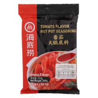 Tomato Flavor Hot Pot Seasoning  200g.ซุปกึ่งสำเร็จรูปฮอตพ็อตรสมะเขือเทศ 200กรัม เครื่องปรุง ส่วนผสมปรุงอาหาร น้ำสต