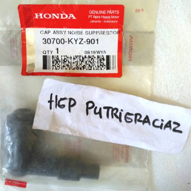 SUPRA X HELM ใน SCOOPY ESP SPARK PLUG CAP ORI AHM COP 30700KYZ901 GRACIZ