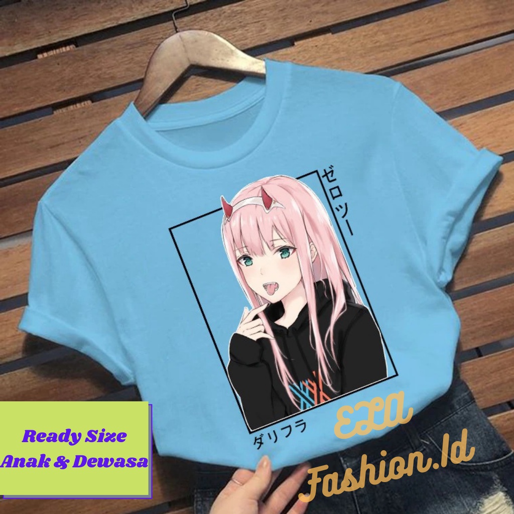 Darling in The Franxx Anime T-Shirt Zero Two T-Shirt / Zero Twenty Two Shirt
