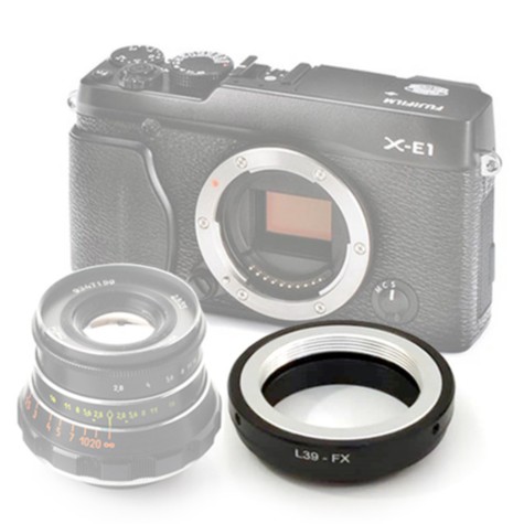 Leica L39 M39 ถึง Fujifilm เลนส์อะแดปเตอร์ L39 M39-FX Fuji X-Pro1 X-E1 X-Pro1 X-A1 X-M1 FX กล้องโฟกั