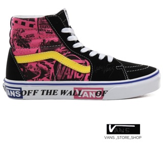 VANS SK8HI LADY VANS AZALEA PINK TRUE WHITE SNEAKERS สินค้ามีประกันแท้