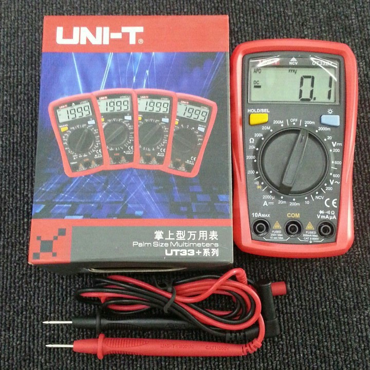 VOM UT33D+ และ UT33B+ นาฬิกาอิเล็กทรอนิกส์