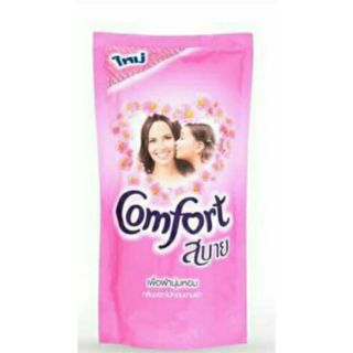 น้ำยาปรับผ้านุ่มถุงชนิดเติมสีชมพู  Comfort  ขนาด550มล