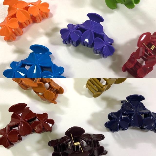 กิ๊บหนีบผมลายดอกไม้ Hair Claw Clip