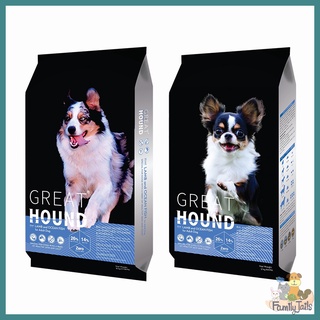 Great Hound เกรทฮาวด์ อาหารสุนัขเกรดพรีเมี่ยม รสแกะและปลาทะเล  2 Kg.