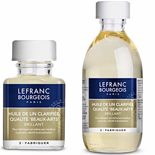 Lefranc Linseed Oil Clarifled ลินซีด มีให้เลือก 2 ขนาด สื่อผสม