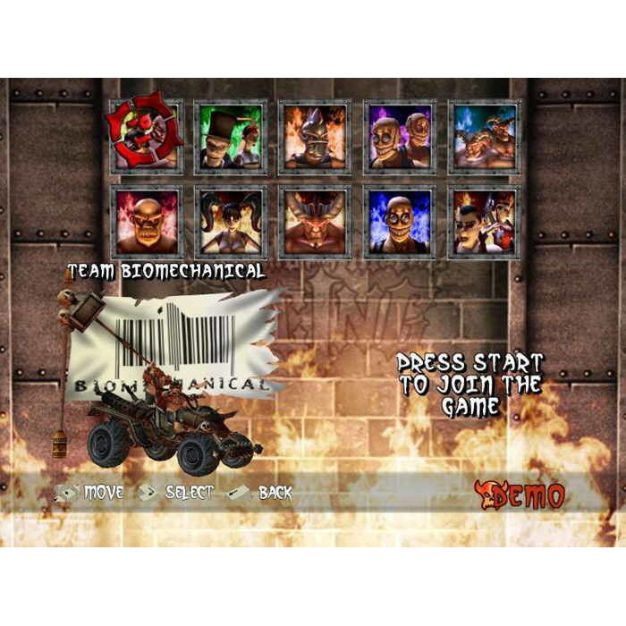 Ps2 เกมส์ Ps2 เกมส์ Earache Extreme metal Racing