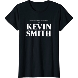 เสื้อยืดแขนสั้นลําลอง คอกลม ผ้าฝ้ายแท้ พิมพ์ลาย Written and Directed By Kevin Smith แฟชั่นสําหรับผู้ชาย