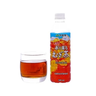 【750 ลด 60฿】ITOEN KAORI KAORU MUGICHA UNSWEETENED 500ML(16349) ชาข้าวบาเลย์ญี่ปุ่นพร้อมดื่ม ยกลัง 24 ขวด