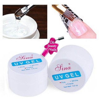 Sina เจลต่อเล็บ UV Gel(สินค้าแตก-หักทางร้านไม่รับเปลี่ยน-คืน)