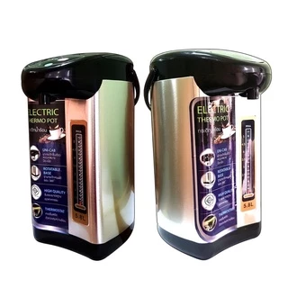 SKG กระติกน้ำร้อน กาน้ําร้อน 4 ลิตร 750W รุ่น SK-38S สแตนเลส มีปุ่มกดน้ำอัตโนมัติ กดน้ำแบบออโต้และมือ รับประกัน 1 ปี