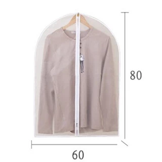 ถุงพลาสติกคลุมเสื้อ ถุงใส่สูท ชุดราตรี จัดระเบียบตู้ ครอบคุมเดรส กันฝุ่น