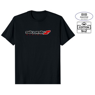 เสื้อยืด RACING เสื้อซิ่ง [COTTON 100%] [SKUNK 2]