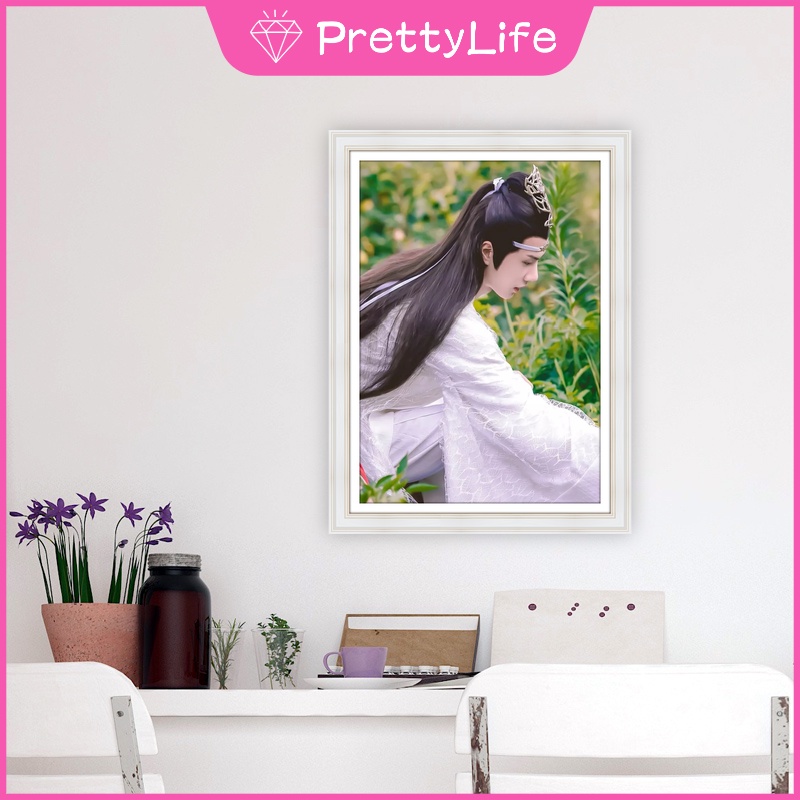 【PL】คริสตัลครอสติช ภาพจิตรกรรม Wang Yibo Xiao Zhan Chen Qingling 5D ติดประดับเพชร Diy สําหรับติดตกแต่งผนังบ้าน 30x40ซม./40x50ซม. - รูปที่ 2