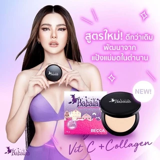 ((ของแท้100%)) แป้งบาบาร่า สูตรใหม่ เบคก้า 7g/14g Babalah BECCA UV 2way Powder Cake ดิว อริสรา becca
