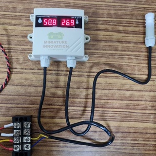 Temperature and humidity sensor transmitter outdoor 485 with display (สายยาว) (MI-Air-TH-DIS)