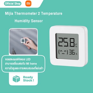 【ของแท้】Xiaomi Mijia Thermometer 2 Temperature  Humidity Sensor เครื่องวัดอุณหภูมิและความชื้น ตัววัดอุณหภูมิ