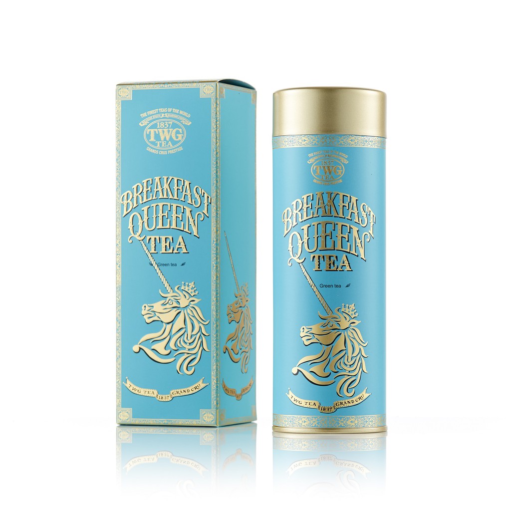TWG Tea Breakfast Queen Tea Haute Couture Tea Tin Gift 100g / ชา ทีดับเบิ้ลยูจี ชาเขียว เบรคฟาสต์ ควีน ที บรรจุ 100 กรัม