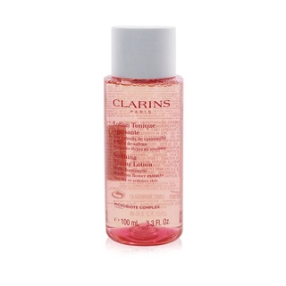 CLARINS - โลชั่นปรับโทนสีผิวด้วยสารสกัดจากดอกคาโมมายล์และหญ้าฝรั่น - ผิวแห้งหรือแพ้ง่าย - 100ml/3.3oz