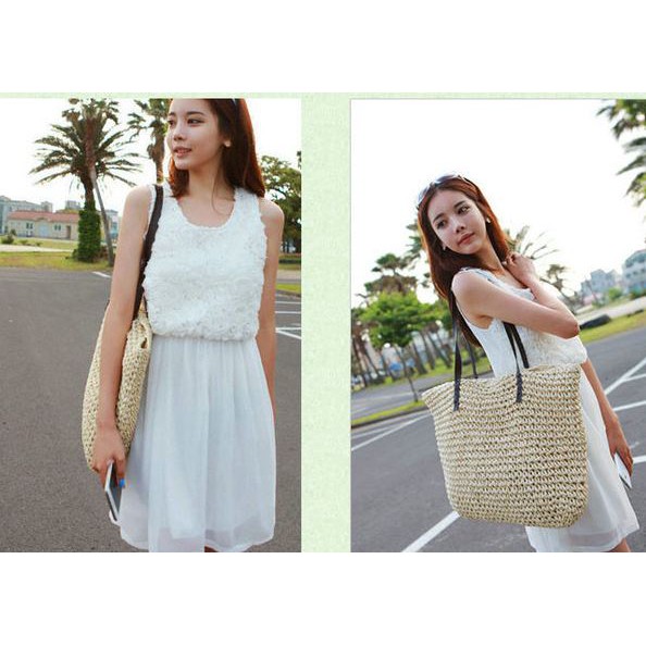 Brownie Beach Bag ราคาโปรโมชั่น พร้อมส่ง (A31)