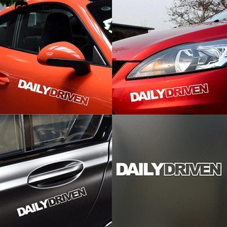 ♪ Daily Driven Letters รถบรรทุกสไตล์รถบรรทุกตกแต่งสติกเกอร์สะท้อนแสง