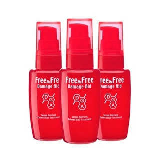 Free & Free เซรั่มบำรุงผม ฟรีแอนด์ฟรี สำหรับผมทำสี (ชนิดเจล) ขนาด 40 มล. 3 ขวด