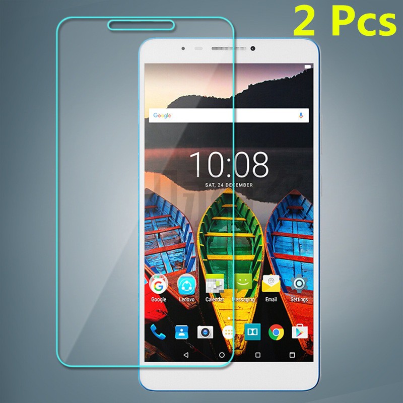 2 ชิ้น 9H 0.3 มม.กระจกนิรภัยป้องกันหน้าจอสําหรับ Lenovo Tab3 Tab 3 7 Plus TB-7703X TB-7703F 7.0 นิ้ว