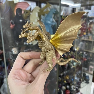 กาชาปอง ก๊อตซิล่า ก็อตซิลลา คิงกิโดร่าห์ ปีกแซมสีเหลือง Godzilla King Ghidorah Gashapon