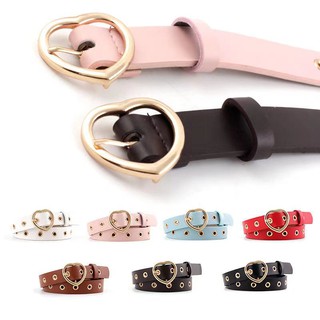 เข็มขัดหนังแฟั่นหญิงสุดฮิตหลากสี พร้อมส่ง