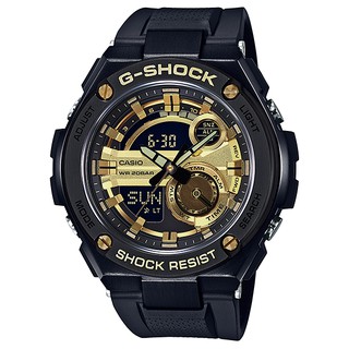 CASIO G-SHOCK รุ่น GST-210B-1A9DR สีดำ ทอง สินค้าใหม่ ของแท้ รับประกันศูนย์ CMG