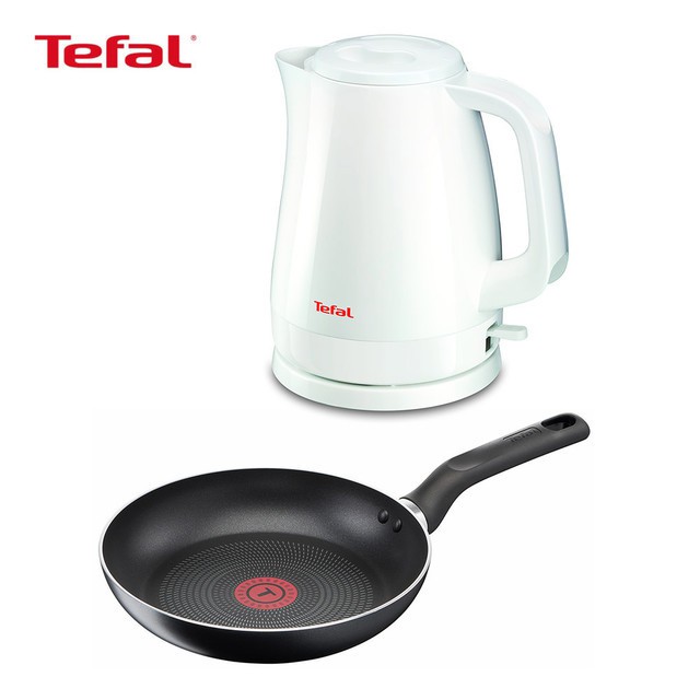 TEFAL ชุดกิ๊ฟต์เซ็ต HAPPY MEAL (กาต้มน้ำ 1.5L + กระทะกันติด 20cm)