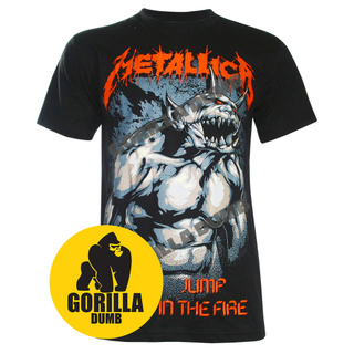 Gorilladumb เสื้อยืดลายวงดนตรี เมทัลลิกา Metallica Amrican Thrash Metal Band